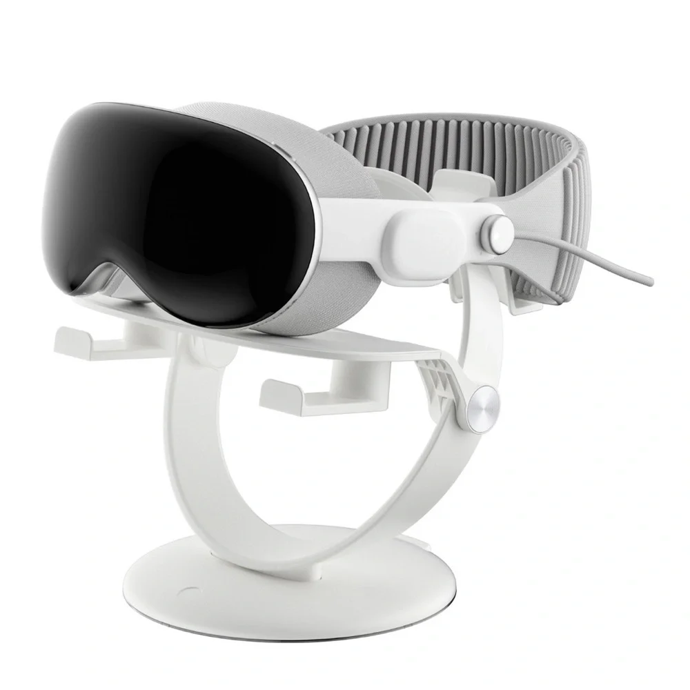 New| For Apple Vision Pro VR Helmet Holder Display Stand White Protector M2
